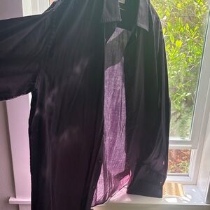 Perry Ellis Dark Shirt Jacket